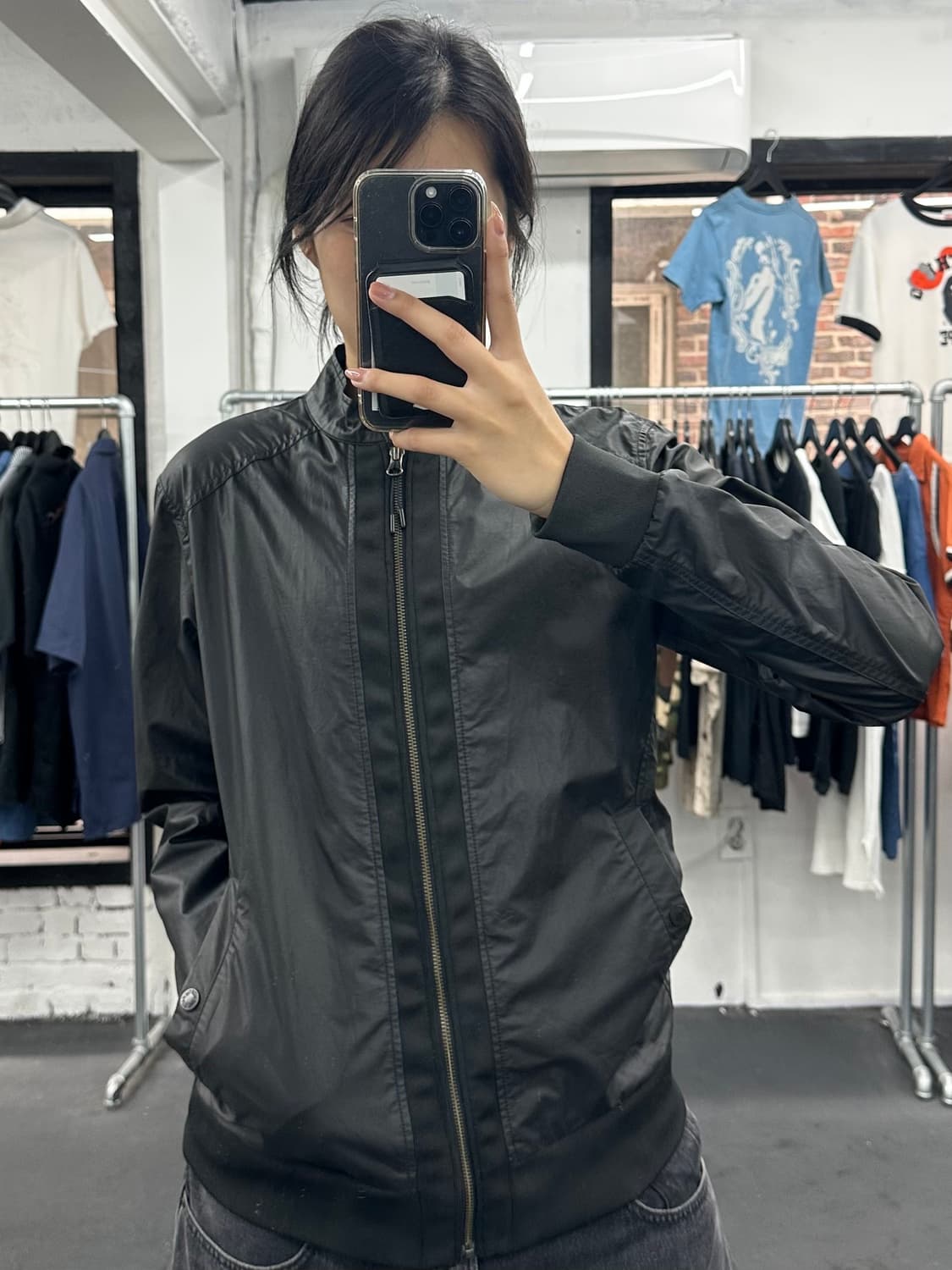 노스페이스 나일론 바이커 자켓 상품이미지3