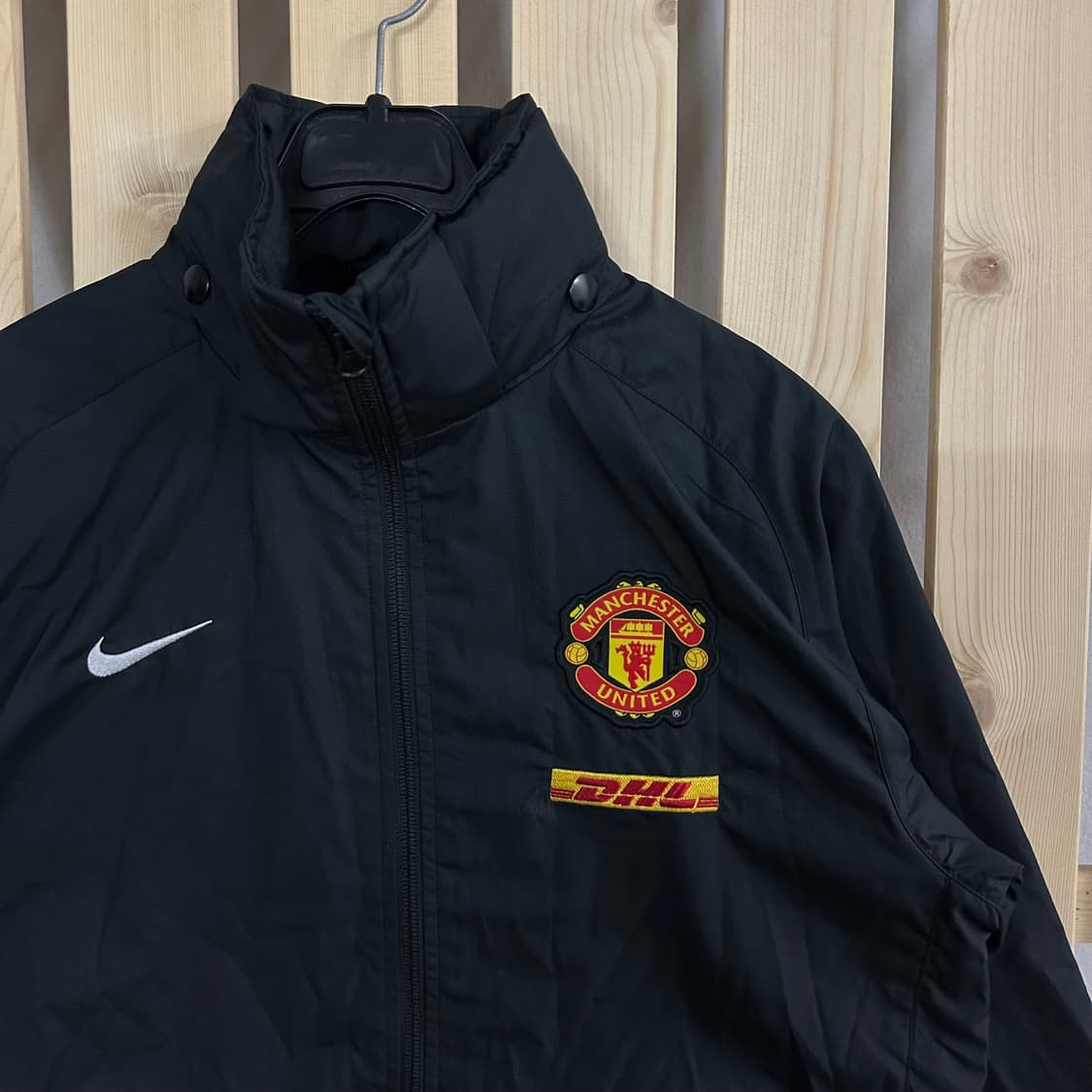 (L) 나이키 맨유 맨체스터 유나이티드 스톰핏 블랙 바람막이 자켓 상품이미지4