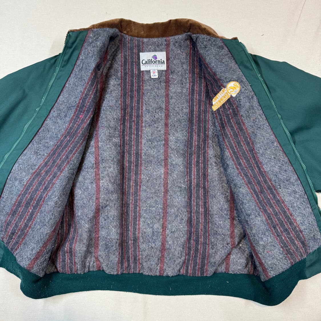 XL) California USA 덕캔버스 워크 자켓 상품이미지5