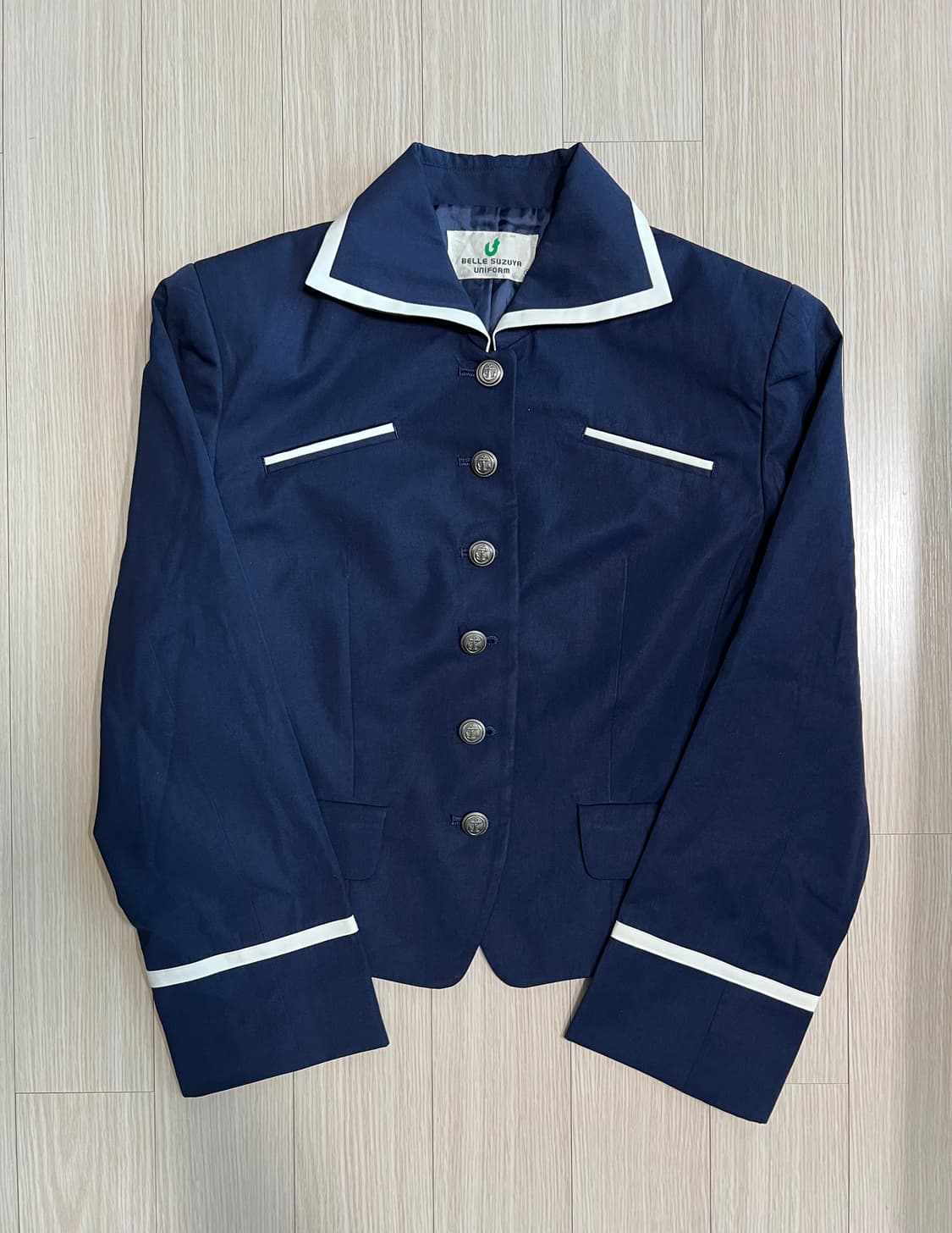 네이비 스즈야유니폼 여성 자켓 상품이미지1