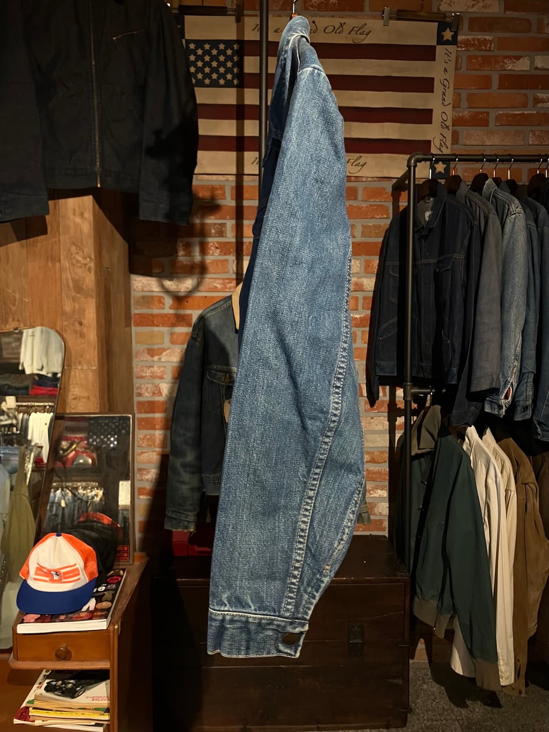  70s USA 빈티지 랭글러 124MJ 데님 자켓 상품이미지5