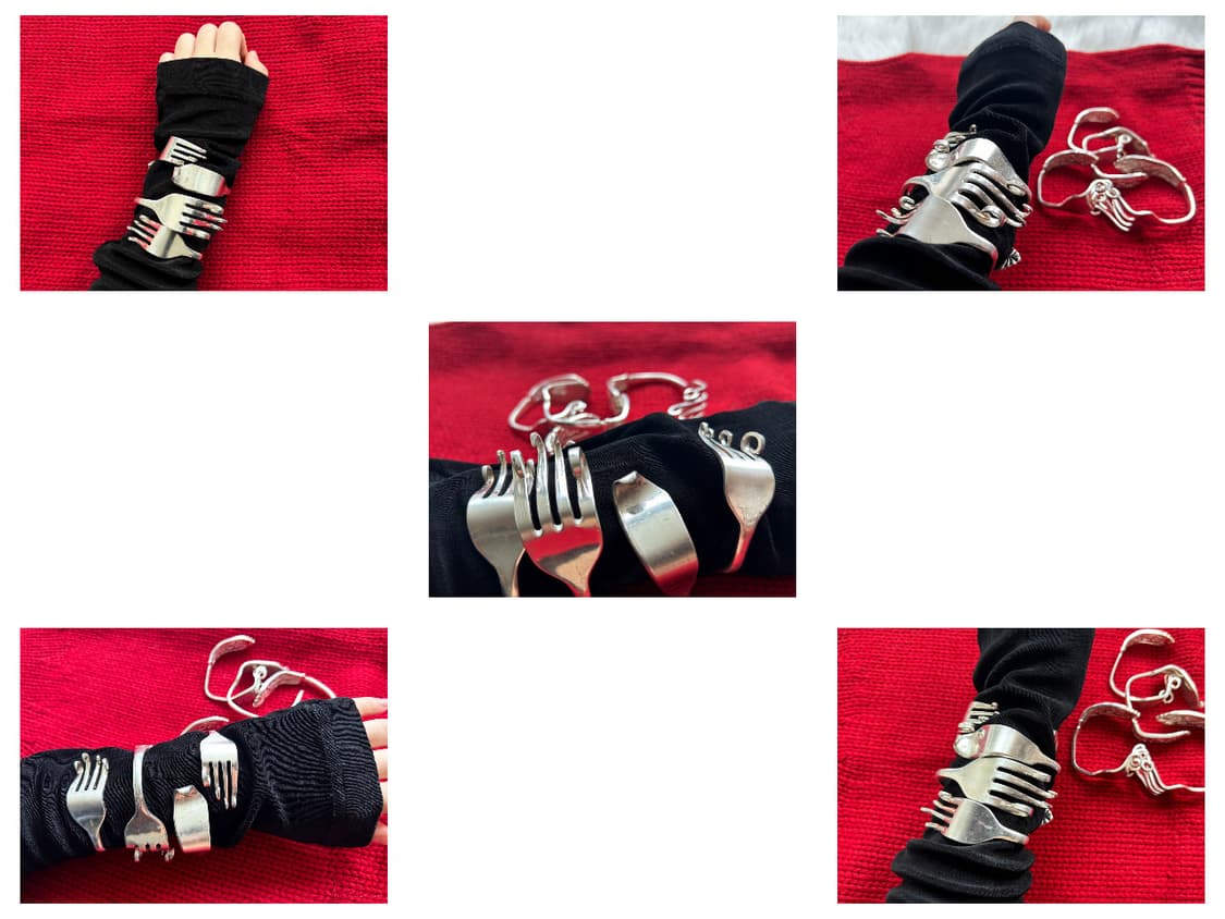 빈티지 커트러리 포크 뱅글 상품이미지5