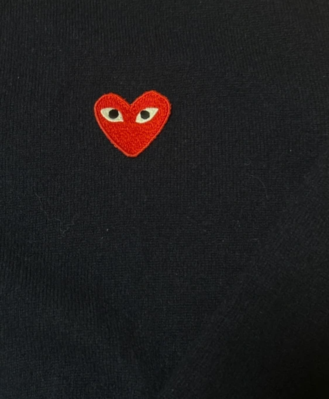 급처 꼼데가르송 PLAY 네이비 가디건 M 상품이미지2