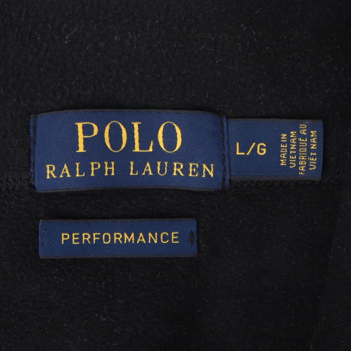 폴로 랄프로렌 블랙 플리스 집업 베스트 상품이미지8