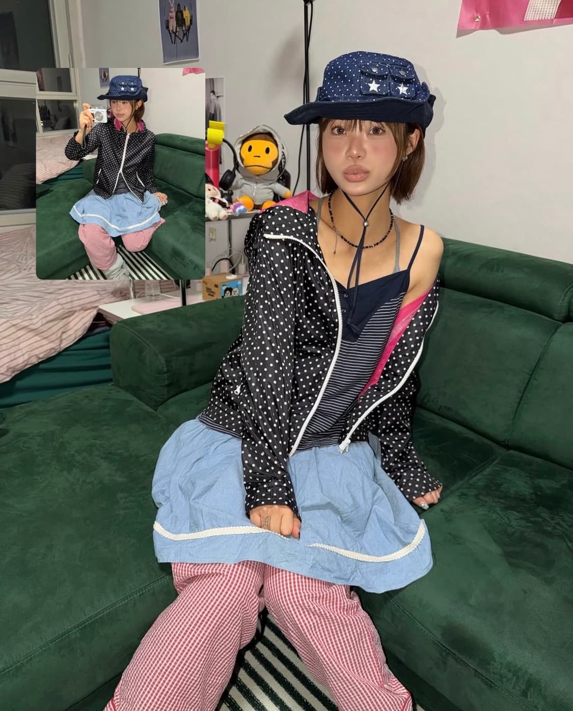 𖤐 도트 괴짜맛 코디 Set  𖤐 상품이미지3