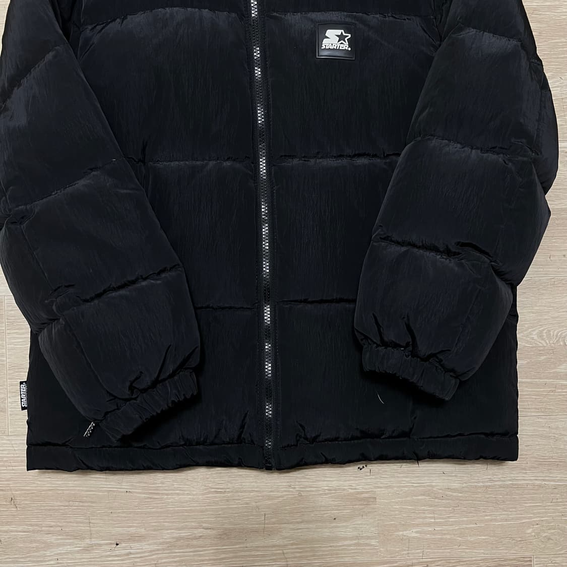 스타터 키즈 덕다운 로고 나일론 푸퍼패딩 점퍼 [블랙] 155 상품이미지3