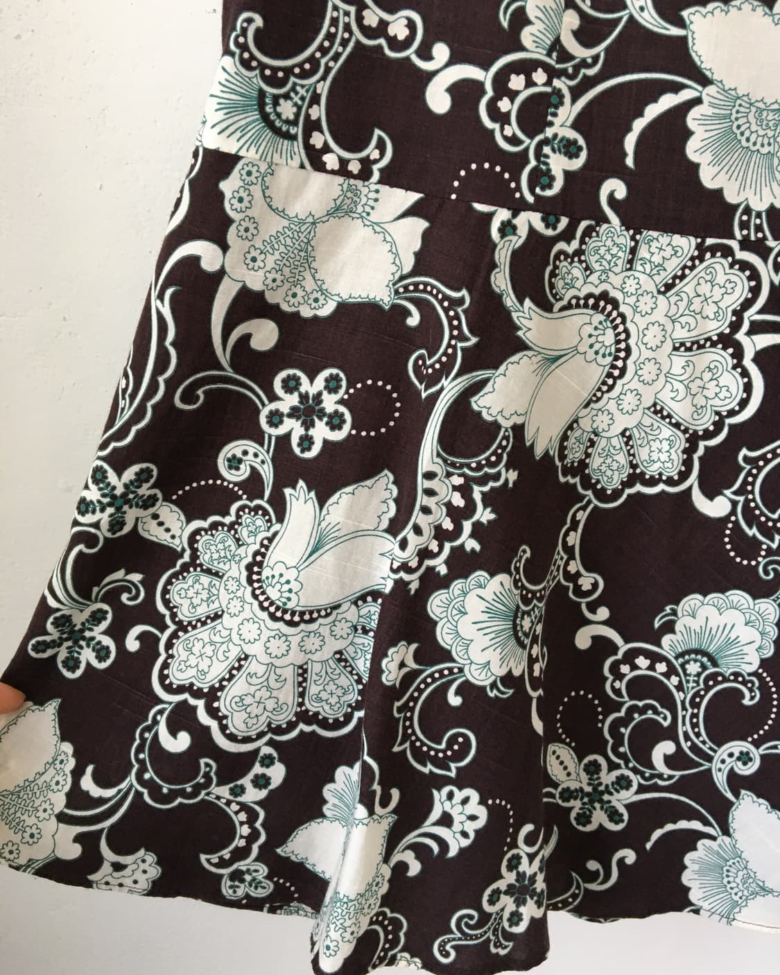 Ornament pattern midi skirt 상품이미지3