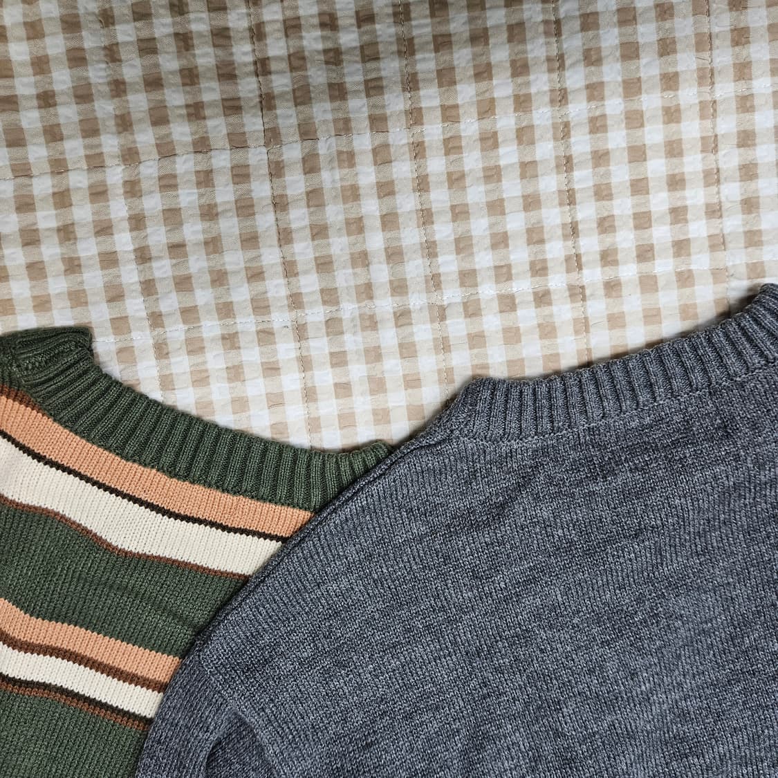 후아유 춘추용 긴소매 니트 남자100 (2벌가격) 상품이미지6