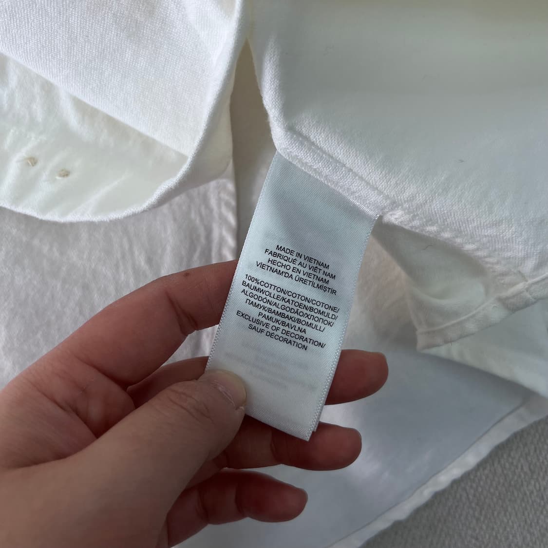 100 폴로랄프로렌 코튼 화이트 셔츠 상품이미지7