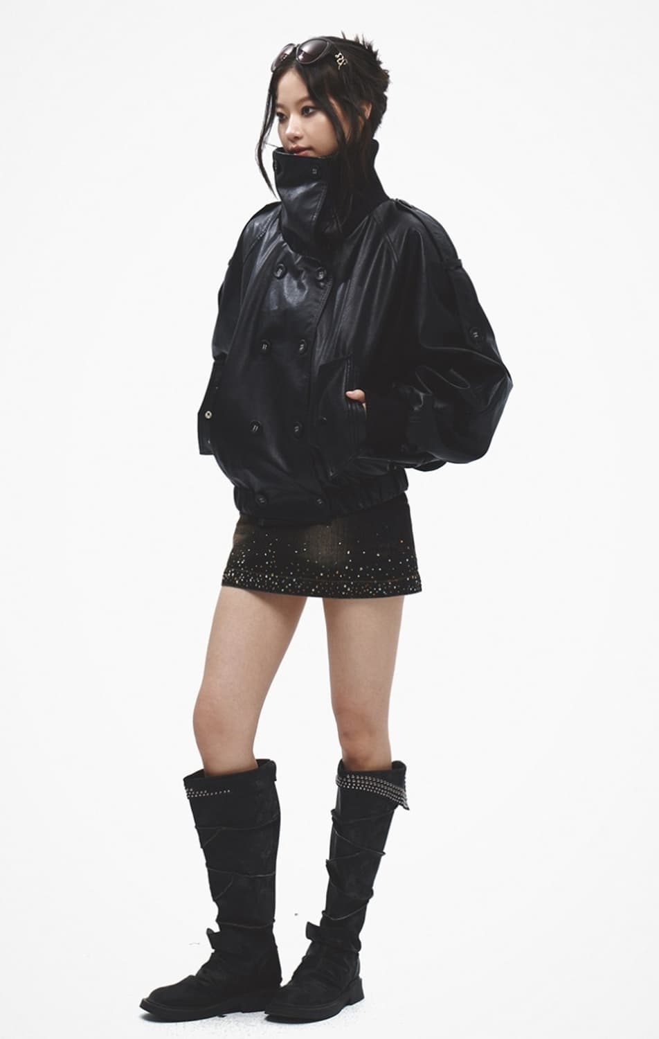 (새 상품) 테스트매커니즘 하이넥 가죽자켓 레더자켓 상품이미지3