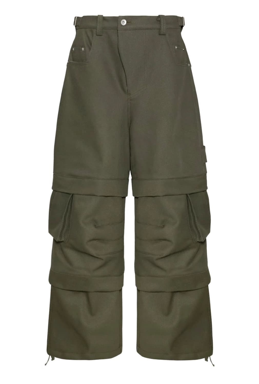 카미엔 배기팬츠 카키 2 상품이미지2