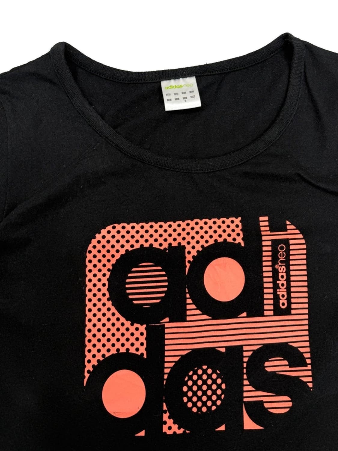 빈티지 아디다스 블랙 캡소매 로고 반팔티 상품이미지4