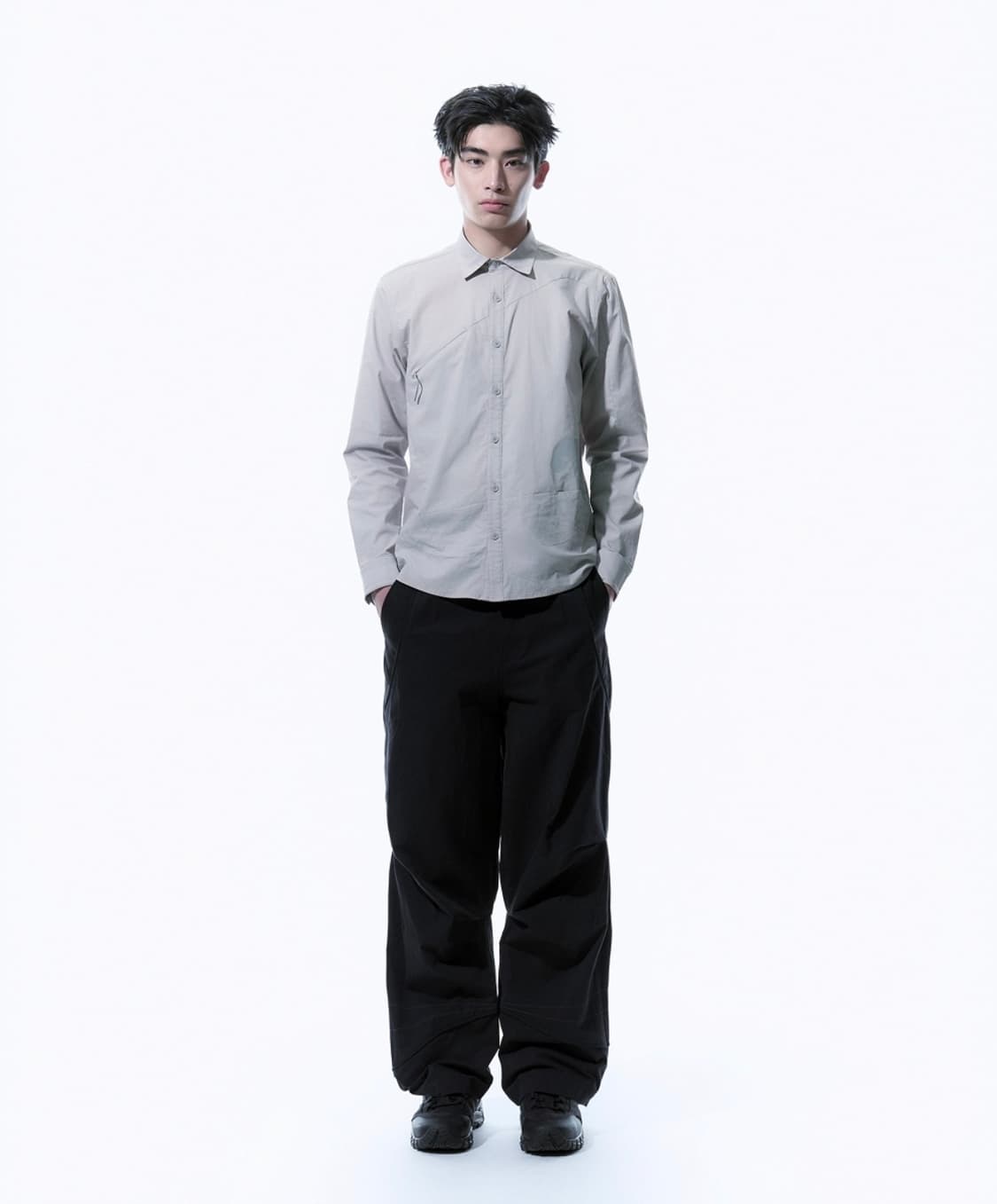 Sansan Gear Visional Pocket Shirts Grey 상품이미지2