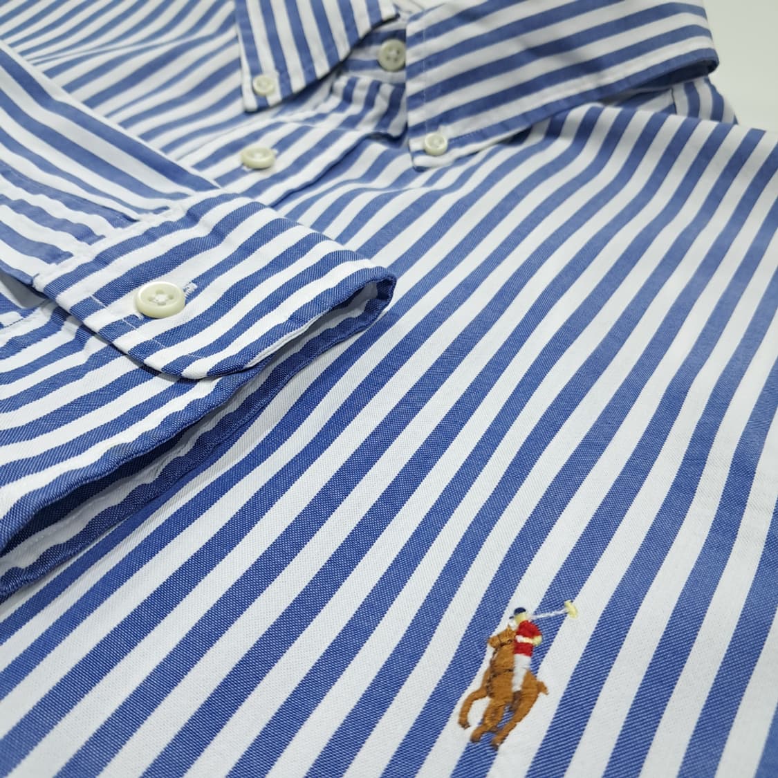 CL953 3XB 폴로 빅앤톨 멀티포니 마린 스트라이프 셔츠 상품이미지4