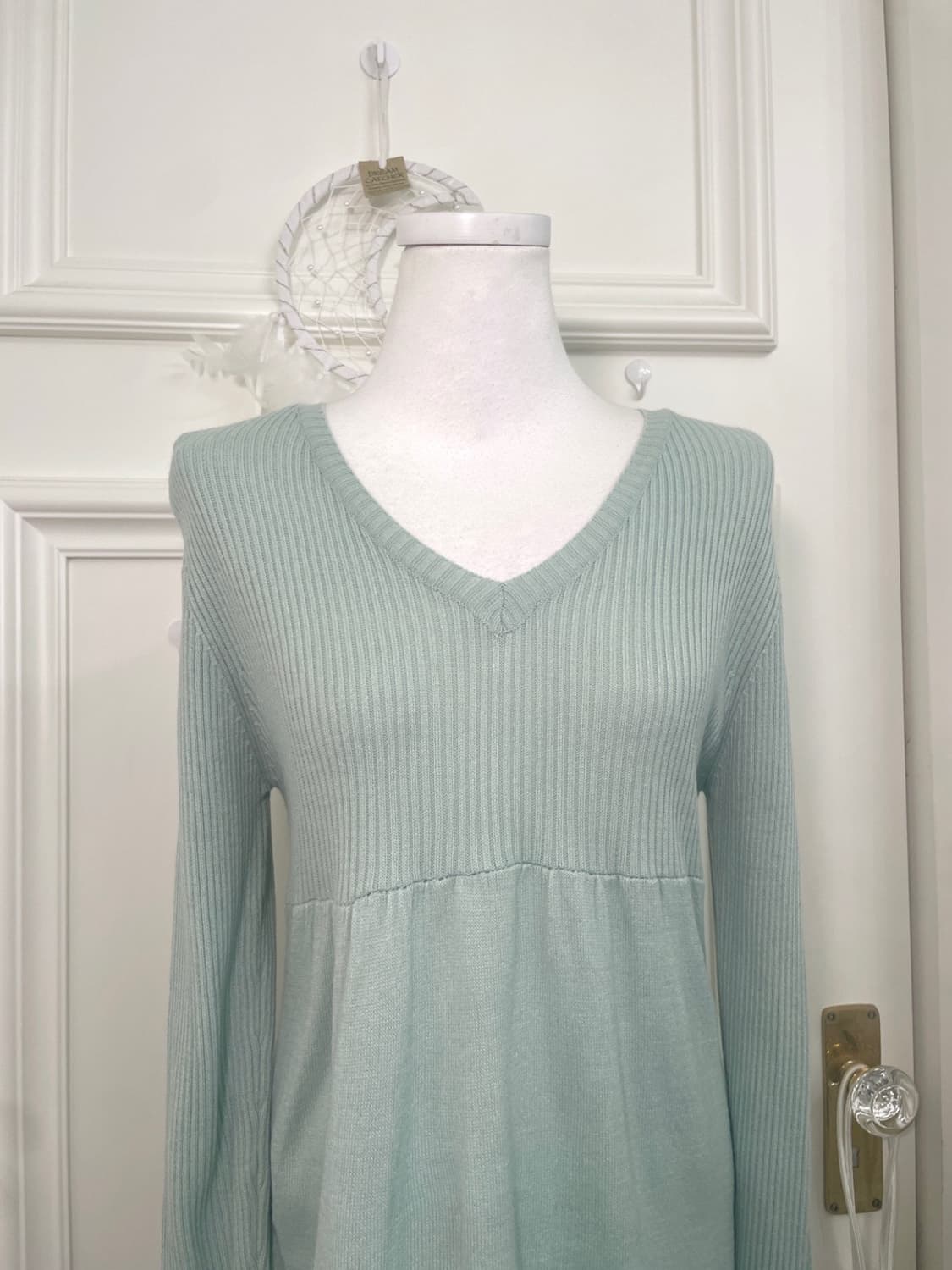 basic mint rib point mini knit opc 상품이미지5