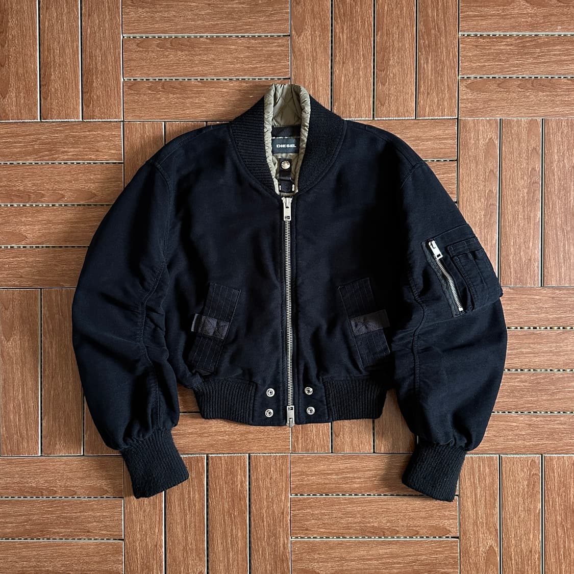 Diesel zip detail ma-1 bomber jacket 상품이미지1