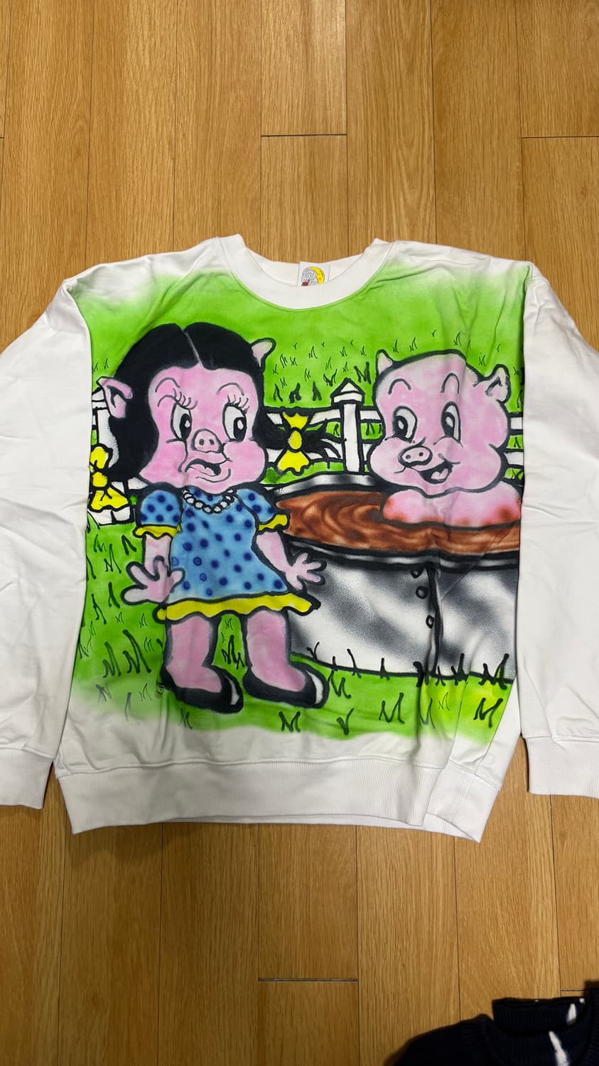 스카이하이팜 sky high farm 맨투맨 라지사이즈 상품이미지2