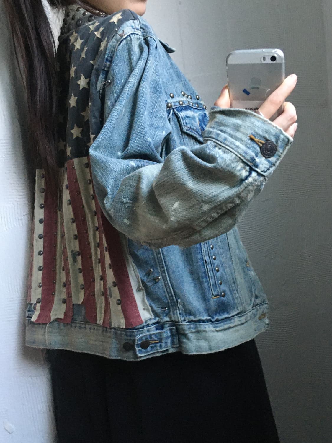 Denim&supply 데님 앤 서플라이 스터드 데님 트러커 자켓  상품이미지2
