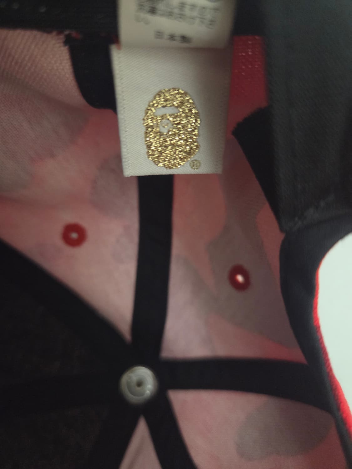 베이프 사루페이스 빈지노 볼캡 빅페이스 스냅백 레드 블루 일괄 상품이미지9