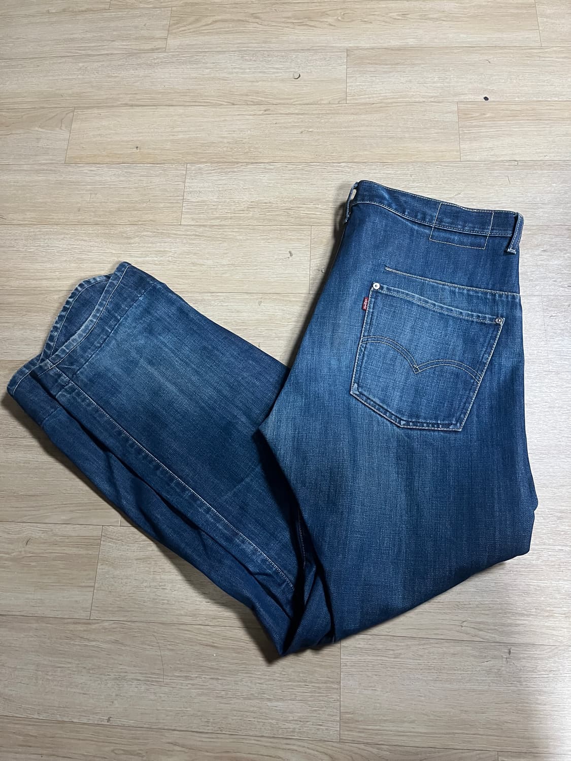 [36X32][리바이스] 00‘s 엔지니어드 진 001 워시드 인디고  상품이미지3