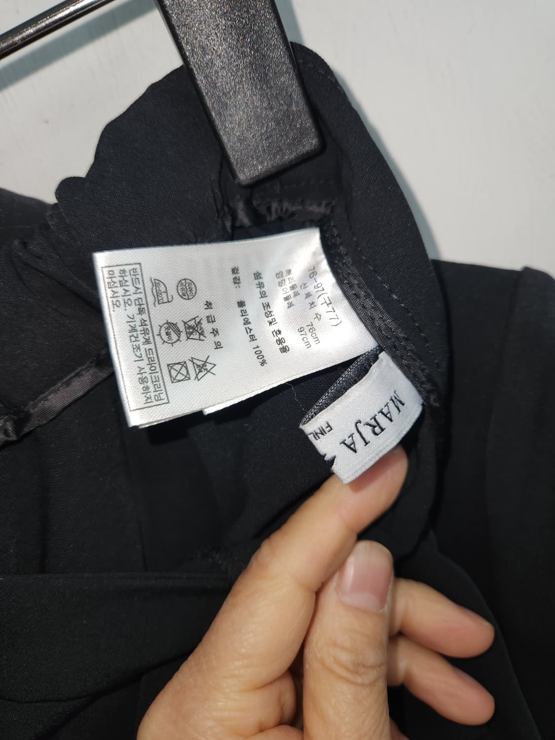 미사용)블랙 여성 케주얼 정장 셋업 77 상품이미지8