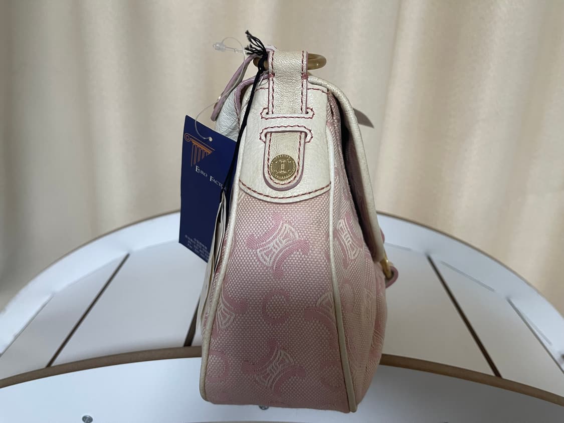 셀린느 빈티지 핑크 데님 백 트리오페 숄더백 상품이미지7