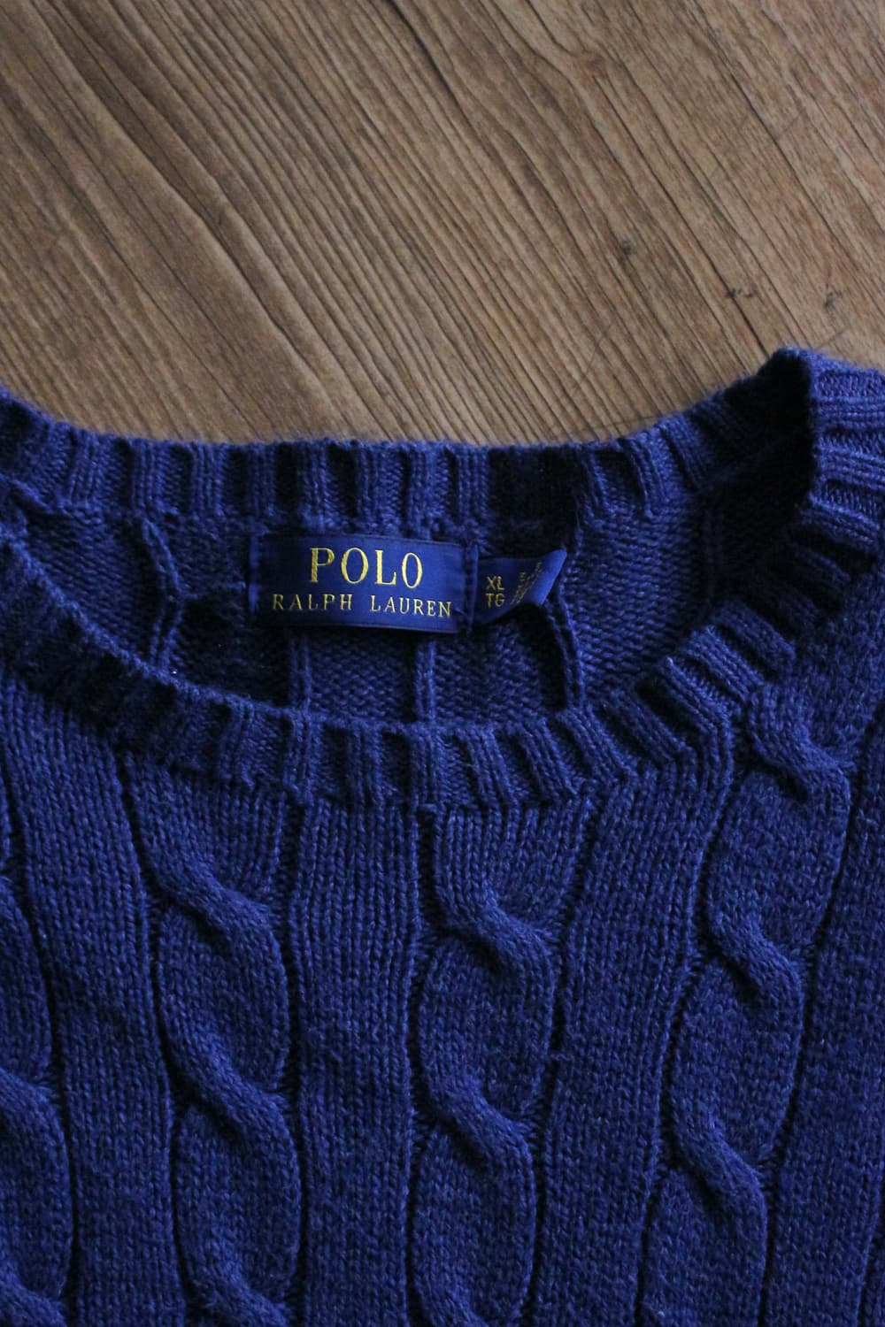 폴로 케이블 니트 상품이미지1