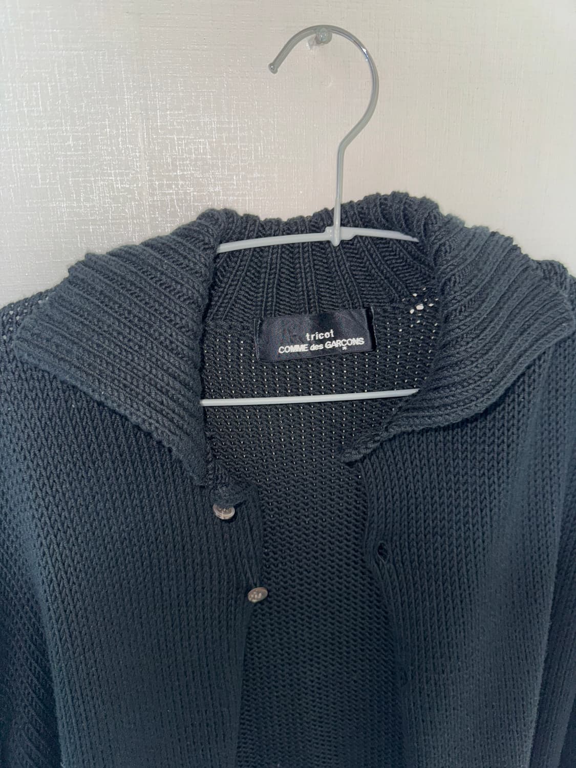꼼데가르송 트리콧 프릴 니트가디건 상품이미지3
