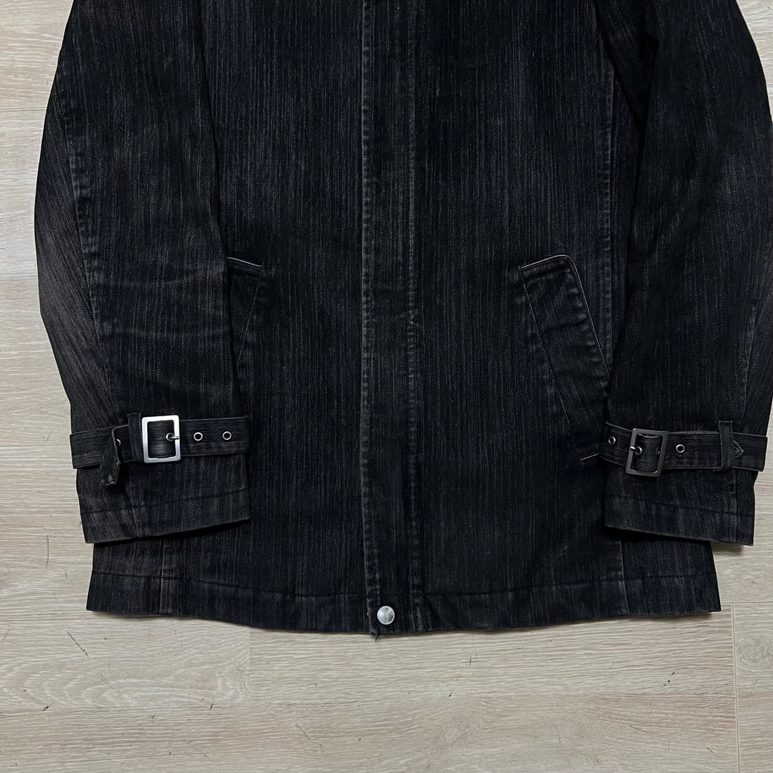 루이스 샤브론 빈티지 워싱 데님 흑청자켓 [블랙] M/95 상품이미지3