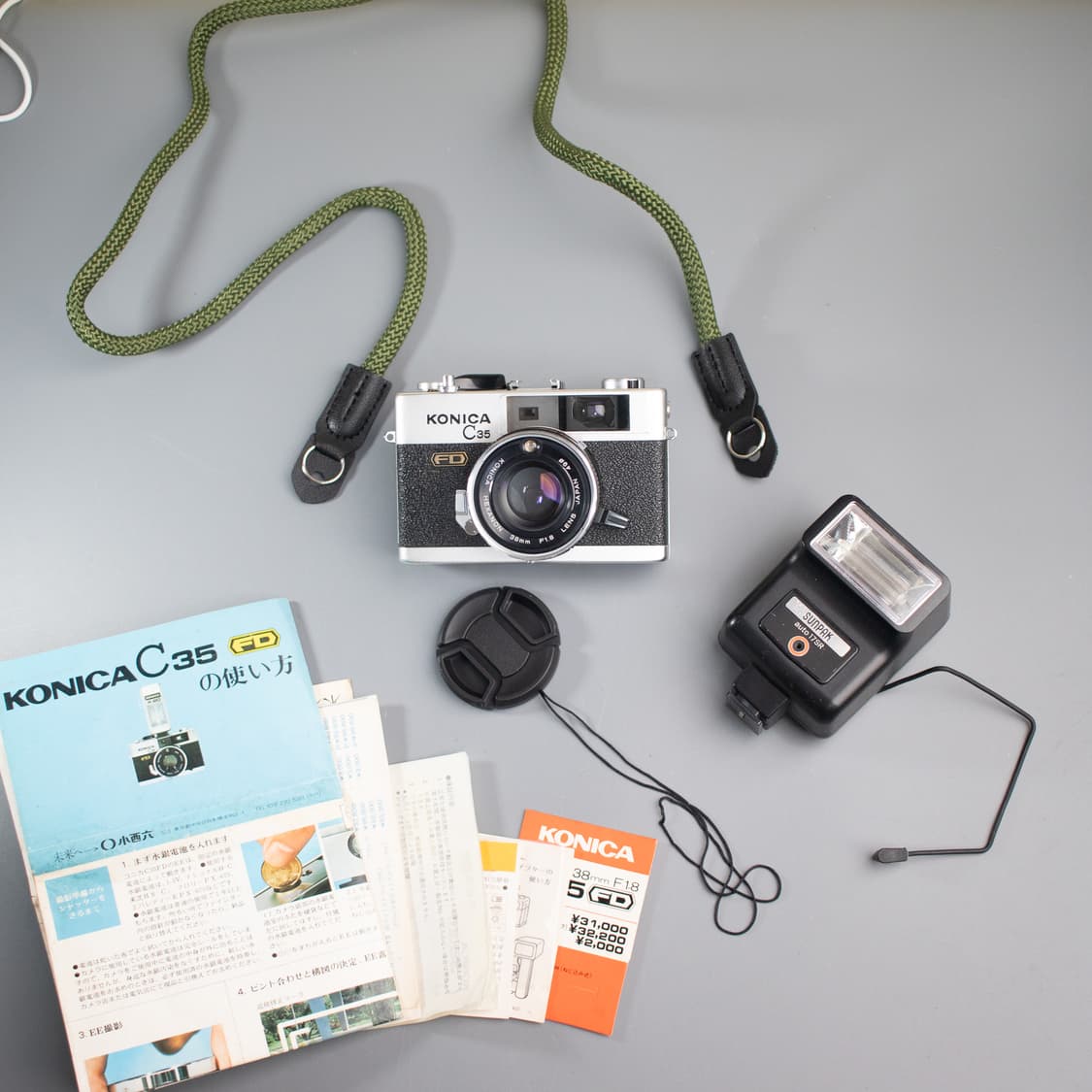 필름카메라 코니카 c35fd (전체 오버홀완료 보증6개월) 상품이미지1