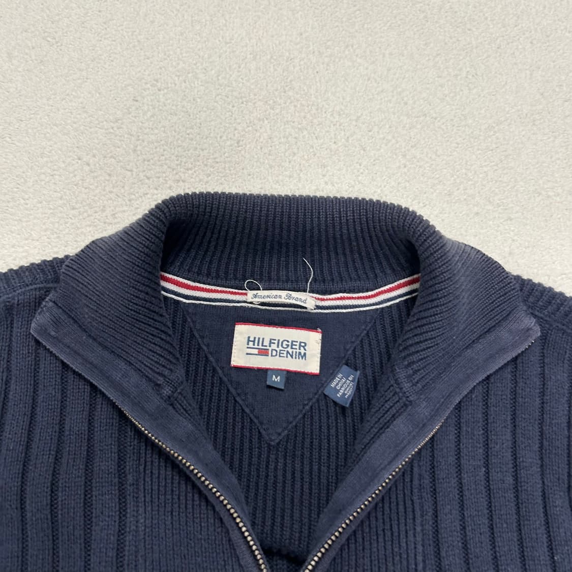 Tommy Hilfiger navy knit zip-up  상품이미지6