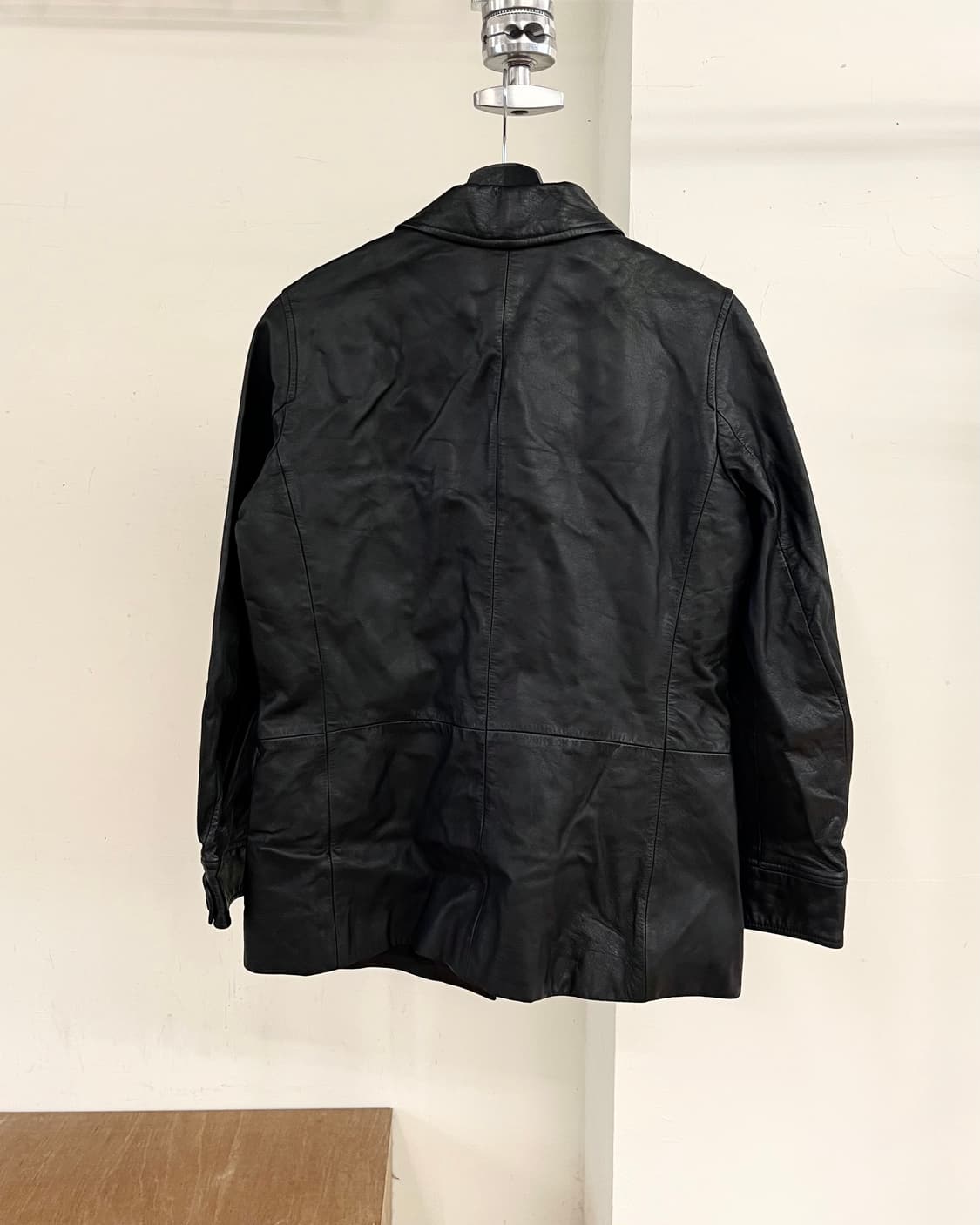 랄프로렌 블랙 레더 블레이저 자켓 상품이미지6