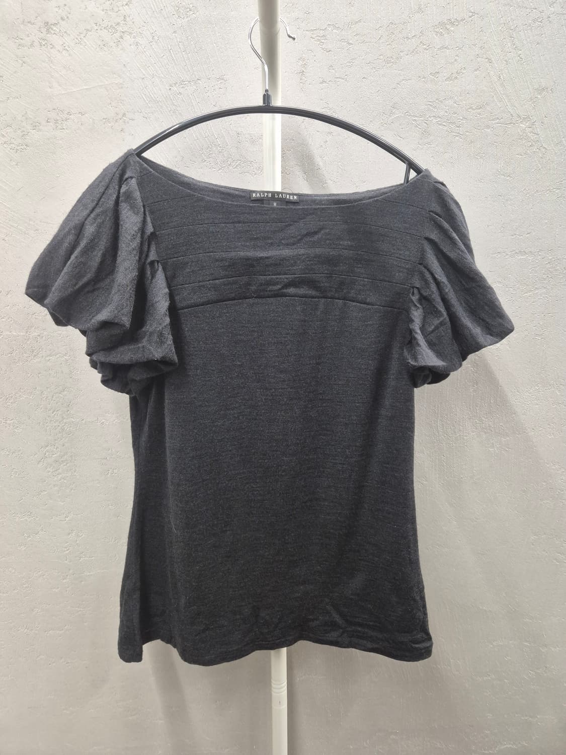 랄프로렌 퍼프반팔티 블랙 M 상품이미지2