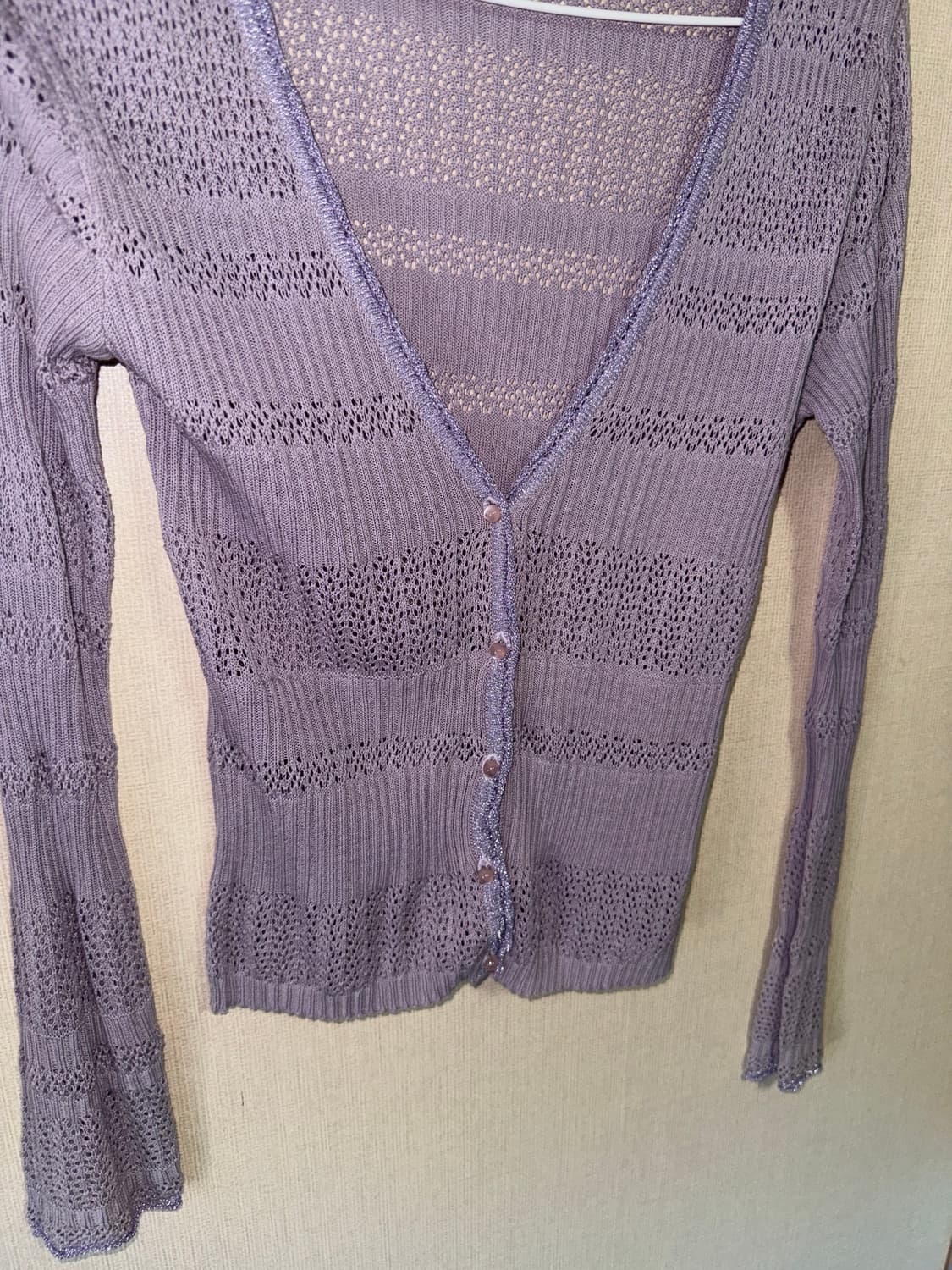 글리터 슬림핏 가디건 상품이미지2
