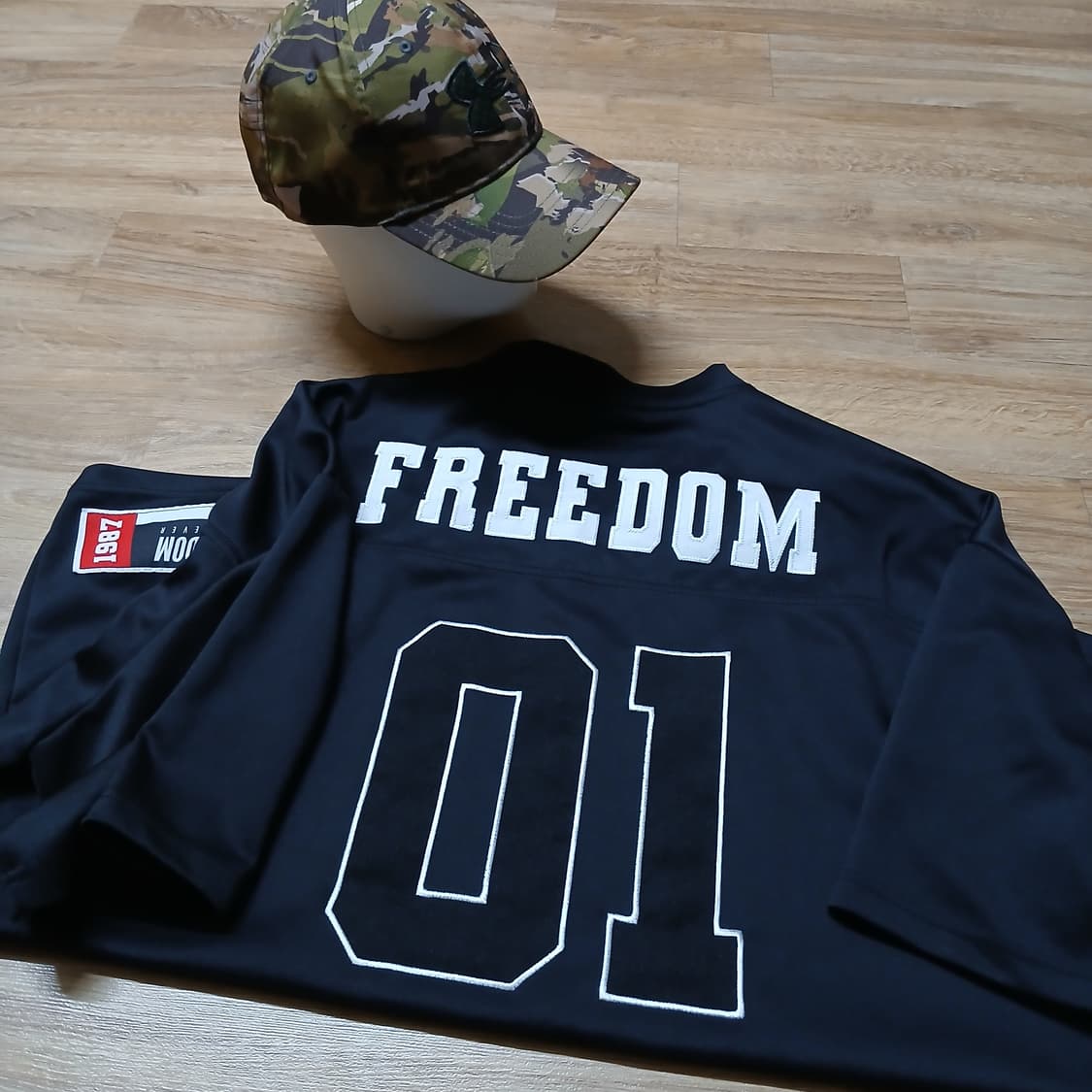 freedom 프리덤 논매쉬 럭비 져지 반팔 2xl 상품이미지1