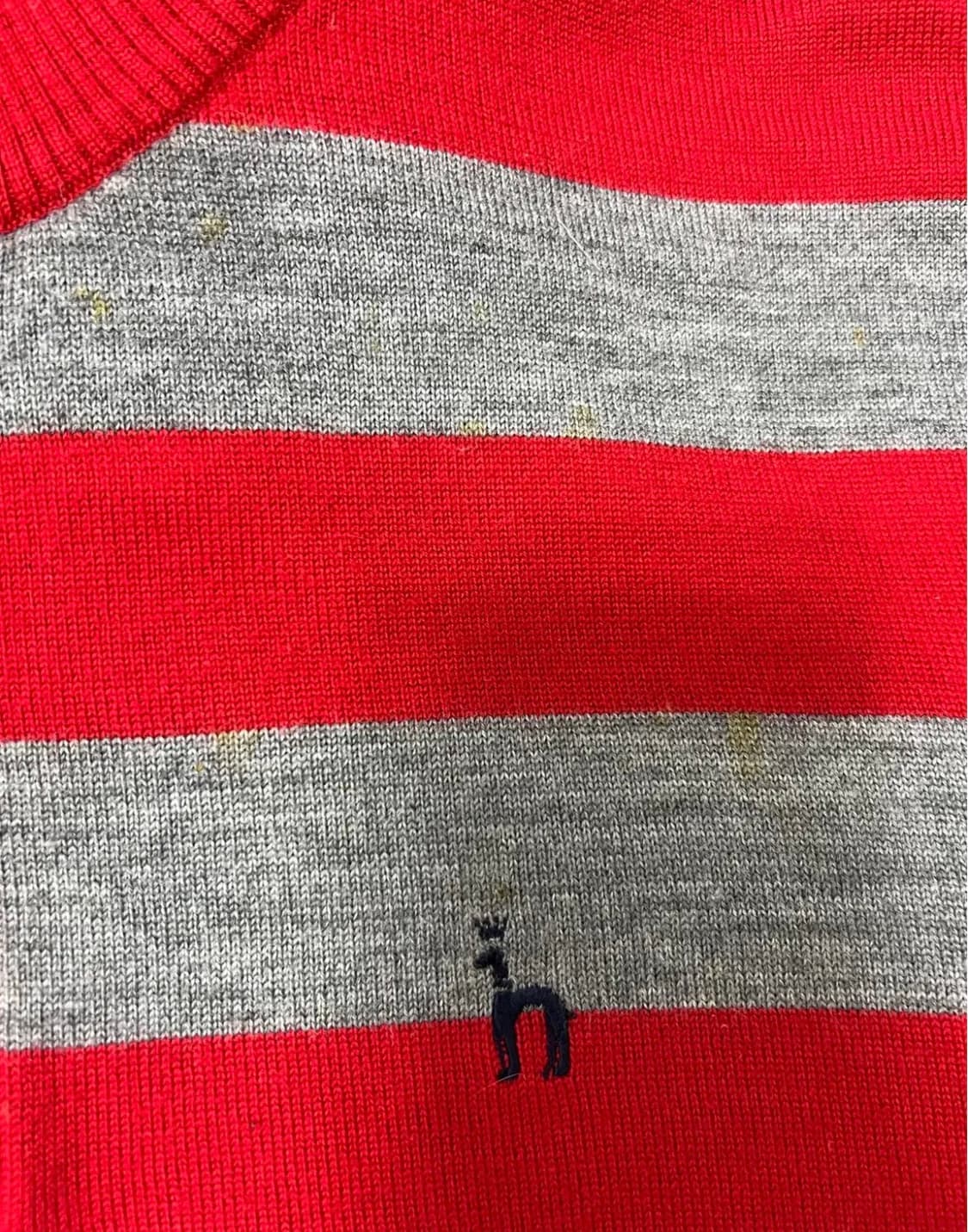 헤지스골프 남성 레드스트라이프 터틀넥울니트 105 상품이미지6