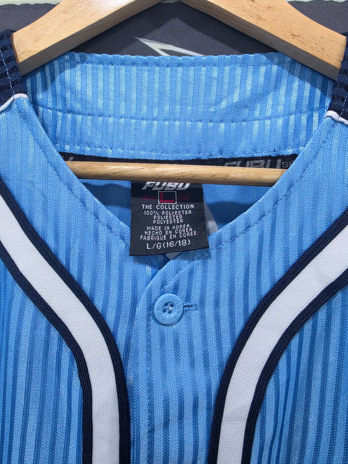 FUBU baseball jersey L 상품이미지5