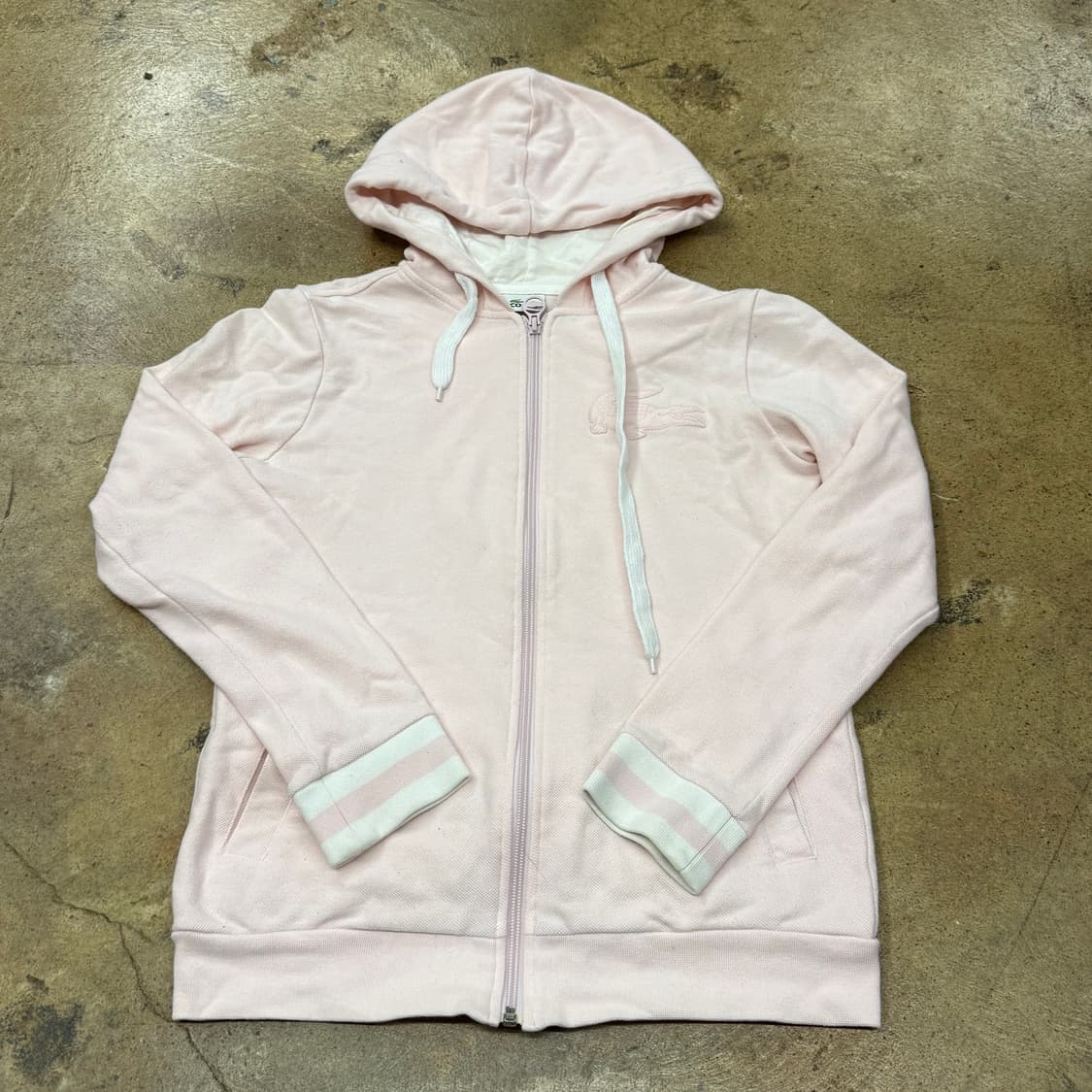 라코스테 딸기우유 핑크 후드집업  상품이미지2