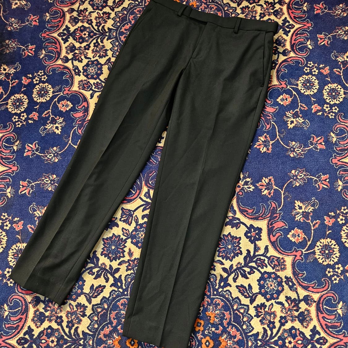 무신사스탠다드 테이퍼드핏 레이온 혼방 슬렉스 32size 상품이미지2