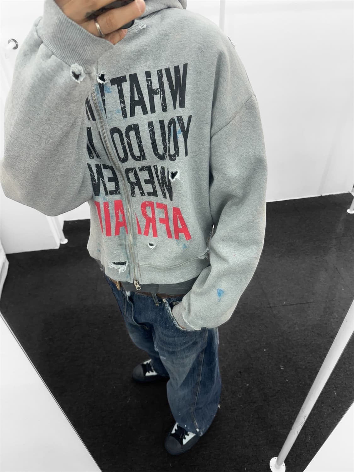 빈티지 후드집업(기모) 상품이미지10