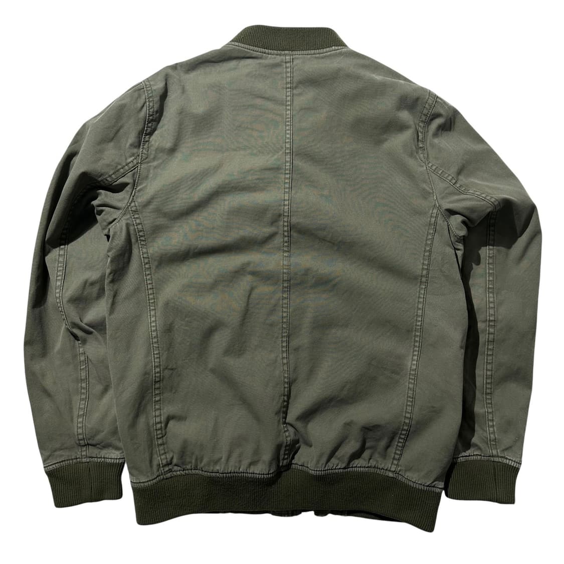 아베크롬비 워시드 코튼 봄버 블루종 자켓 상품이미지2