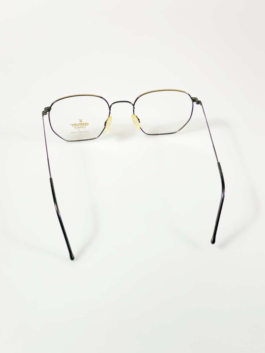 90s CENTURY EYEWEAR 마블 슬림 스퀘어 빈티지 안경 상품이미지5