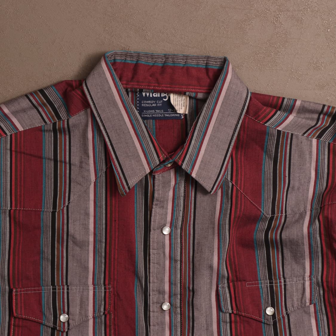 90's 랭글러 웨스턴 스트라이프 셔츠 A1571 상품이미지2