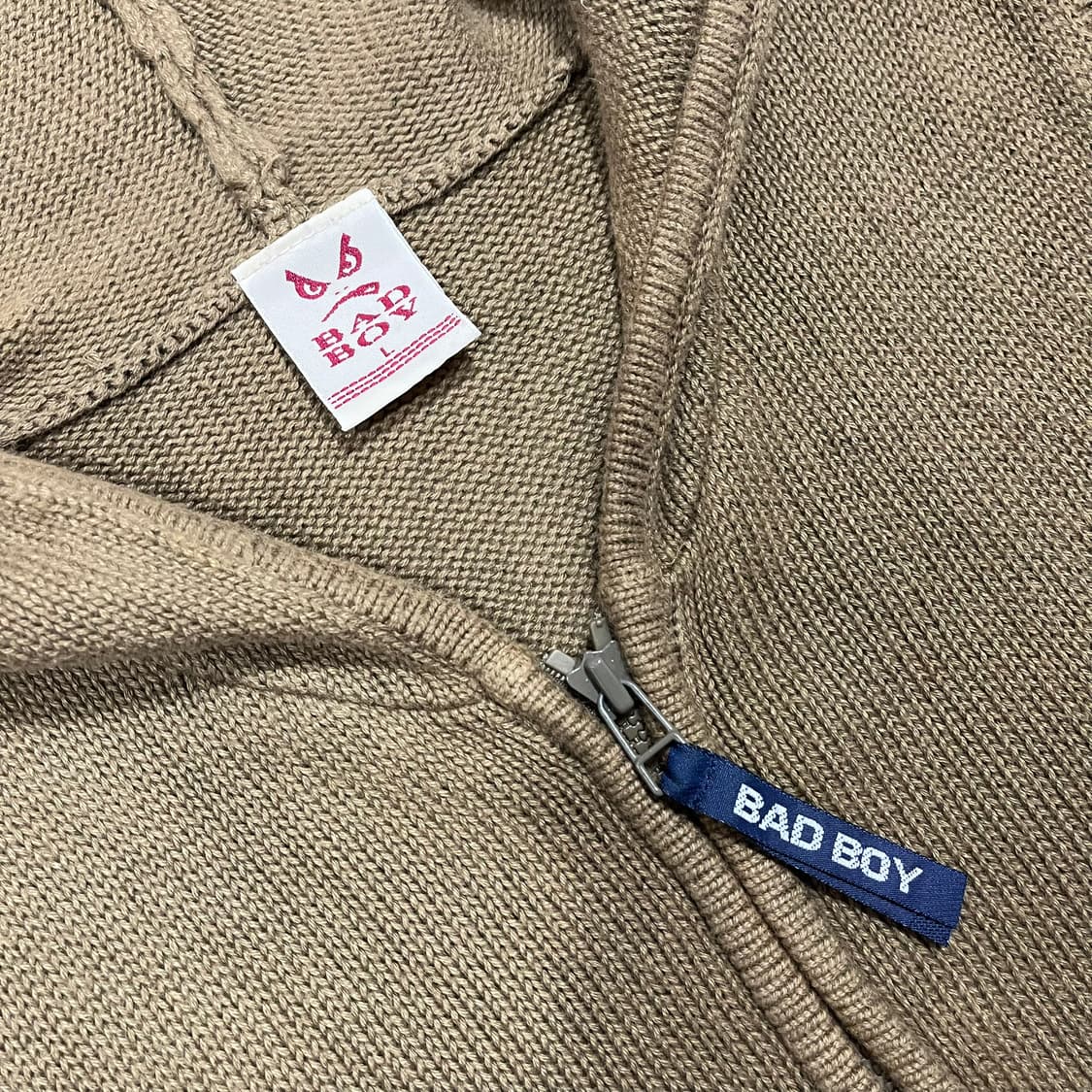 Bad Boy Knit Hoodie Zip-Up Vest 상품이미지4