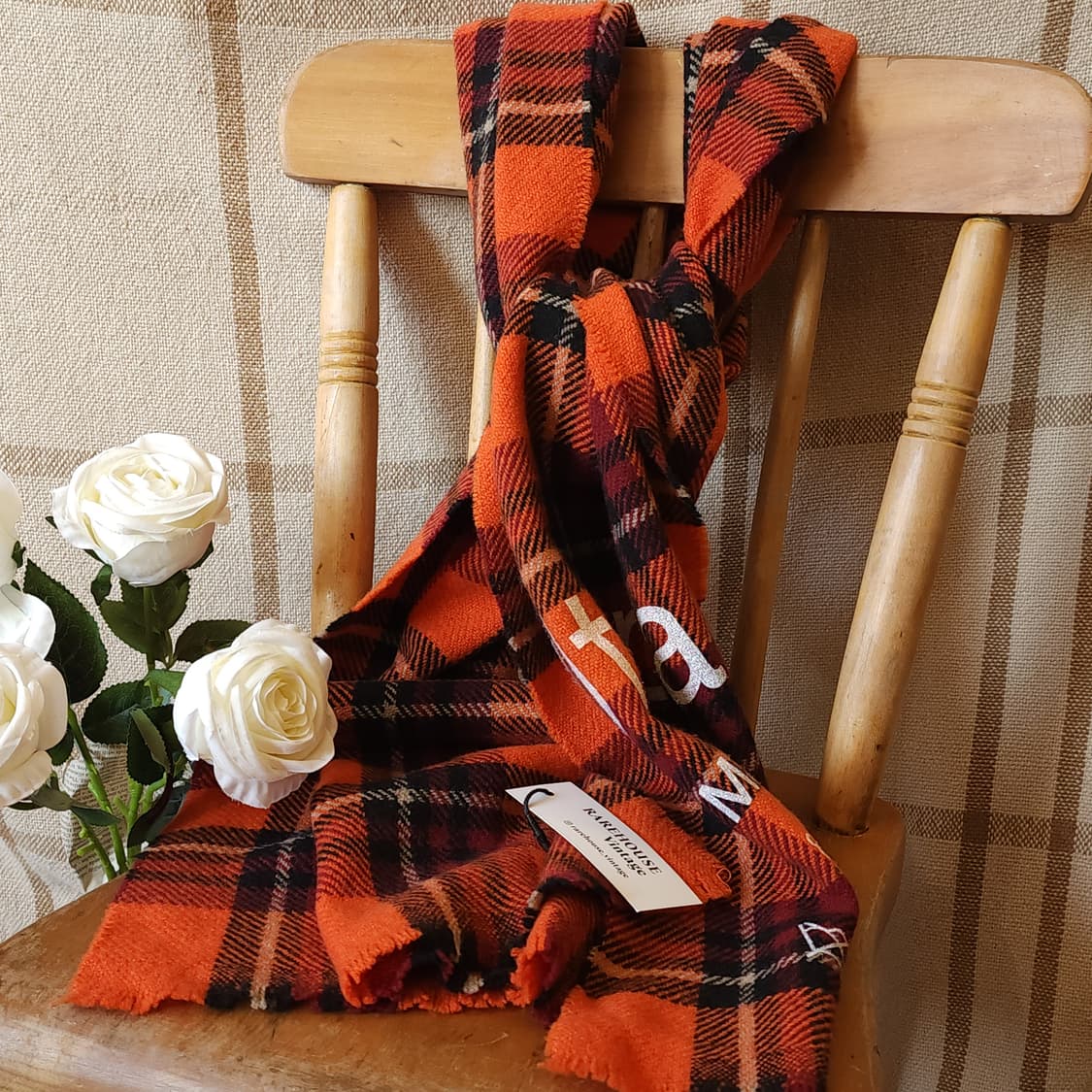 솔리드옴므 유토피아 체크울 빅 머플러 목도리 우영미 상품이미지4