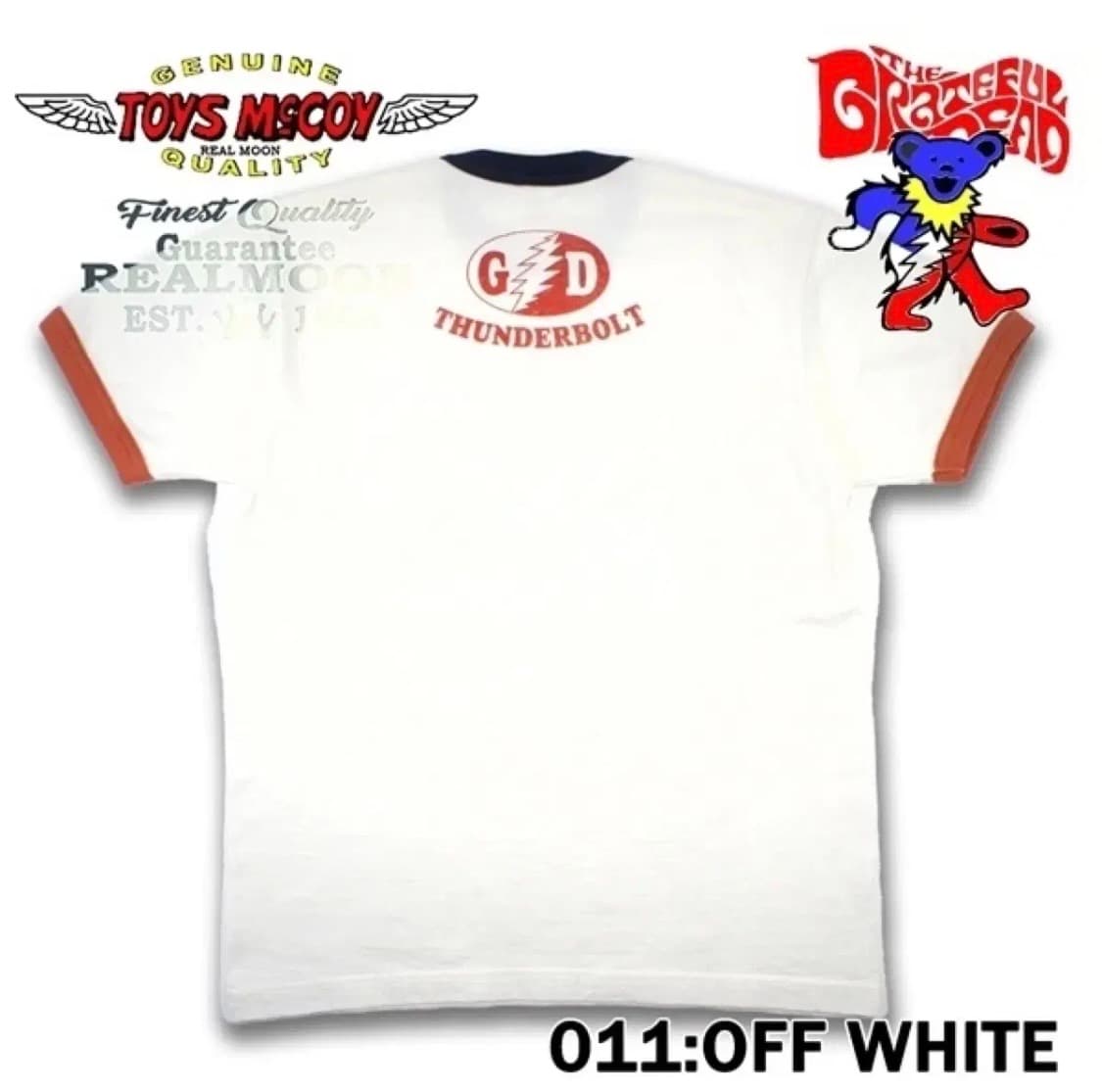 토이즈맥코이 댄싱베어 링거티 반팔 티셔츠 판매합니다. 상품이미지2