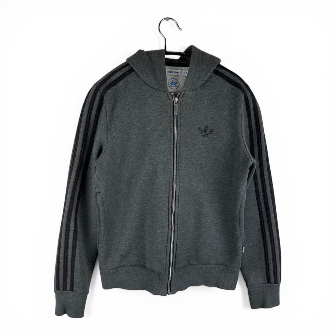 (85) 아디다스 파이어버드 큐빅 후드 집업 차콜 상품이미지1