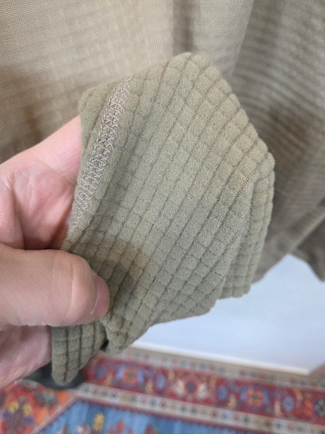 밀리터리 미군 cold weather 반집업 기모 긴팔 xxl 레귤러  상품이미지6