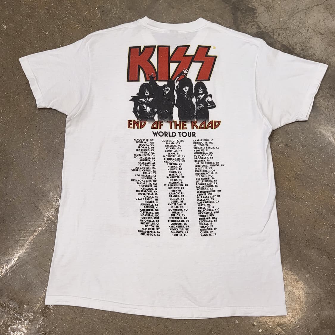 미국빈티지 KISS 투어 밴드티 반팔티 락티셔츠 상품이미지7