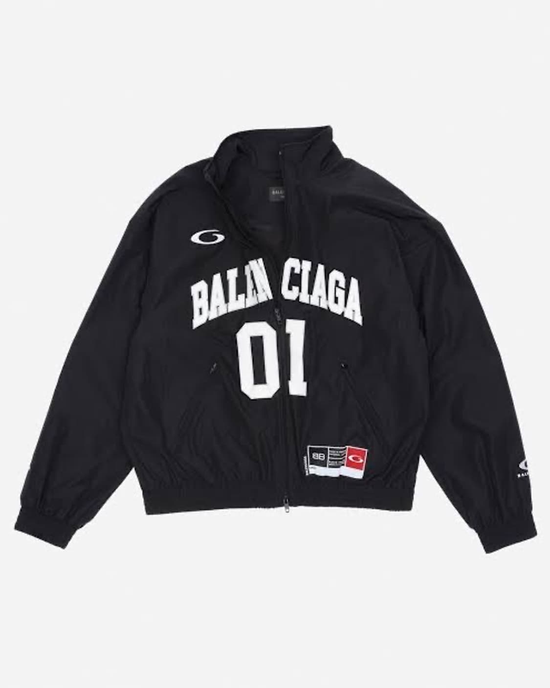 발렌시아가 바스켓볼 트랙 자켓 오버핏 xs 국문택 (황금사이즈) 백화점판 상품이미지1